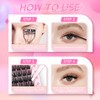 Lash Extension Kit, FADLASH DIY Individual Lashes Clusters Kit with