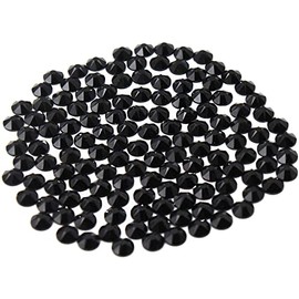 Preciosa Viva Rhinestones - No Hotfix Flatback - Jet - SS16 (4mm) - Choose Your Quantity (72)