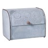 Irvin's Tinware, K18-47WZ, Bread Box in Weathered Zinc, Rustic Country