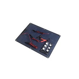 Nature Power 56735 35 Watt 12 Volt Semi Flex Solar Panel, Black