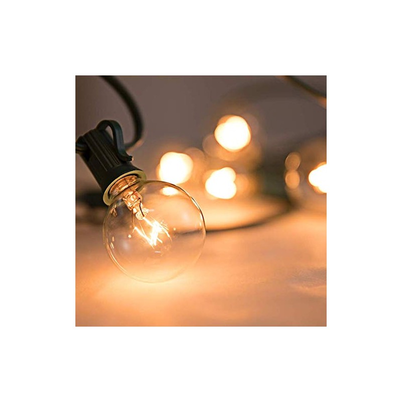30 Pack of G40 Replacement Bulbs, 5 Watt G40 Globe