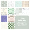 Boho Scrapbook Paper 12x12 180G Double-Sided Decorative Paper for Scrapbooking,