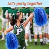 Faxco 12Pack Plastic Pom Poms Cheerleading Pom Poms Sports Dance