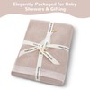 Receiving Baby Blanket,100% Luxury Cotton Knit Baby Blanket,Lightweight Cozy Neutral