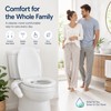 Ultra-Slim Bidet Attachment for Toilet Seats – Non-Electric Dual Nozzle