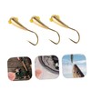 CORHAD Fishing Hook Holder Tool 3pcs Brass Hooks Catfish Tackle