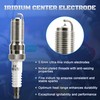 Iridium Platinum Spark Plugs 4 Pack Fit for 2.0 Ford