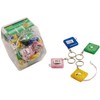 72 Piece Bulk Set of Retractable Fabric Tape Measures in