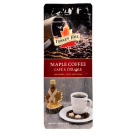 Turkey Hill Sugarbush Pure Canadian Maple Sugar Coffee with Attractive Bag, All-Natural Ingredients 100% Arabica Beans Coffee for Any Occasion, (175g/ 6.2oz)