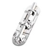 Door Latch Lock 110x38mm 316 Stainless Steel High Accuracy Electrolytic