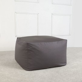AMMI Bead Cushion Cover Destroy Cushion Cover 25.6 x 25.6 x 16.9 inches (65 x 65 x 43 cm), Suitable for All Seasons (M, Gray)