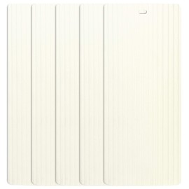 DALIX Ribbed Replacement Blinds Vertical Slats Off White 82.5" Window 5 Pack