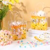 Geyoga 24 Pcs Bee Clear Gift Bag with Handle PVC