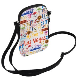 JYTAPP Las Vegas Travel Carry on Crossbody Bag My Trip To Las Vegas Bags Las Vegas Gift Travel Vegas Bachelorette Vacation (beige)