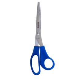 Kores - Scissors with Blister - 170mm, 6.5'', Ergonomic Handles, Wear-Resistant Stainless Steel - School Scissors, Office Supplies, Scissors Pack - Pack of 1 in Assorted Colours