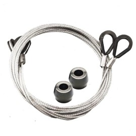 Genuine Garador MK3C Canopy Garage Door Cables and Roller Repair Kit with Cables and Nylon Guide Rollers