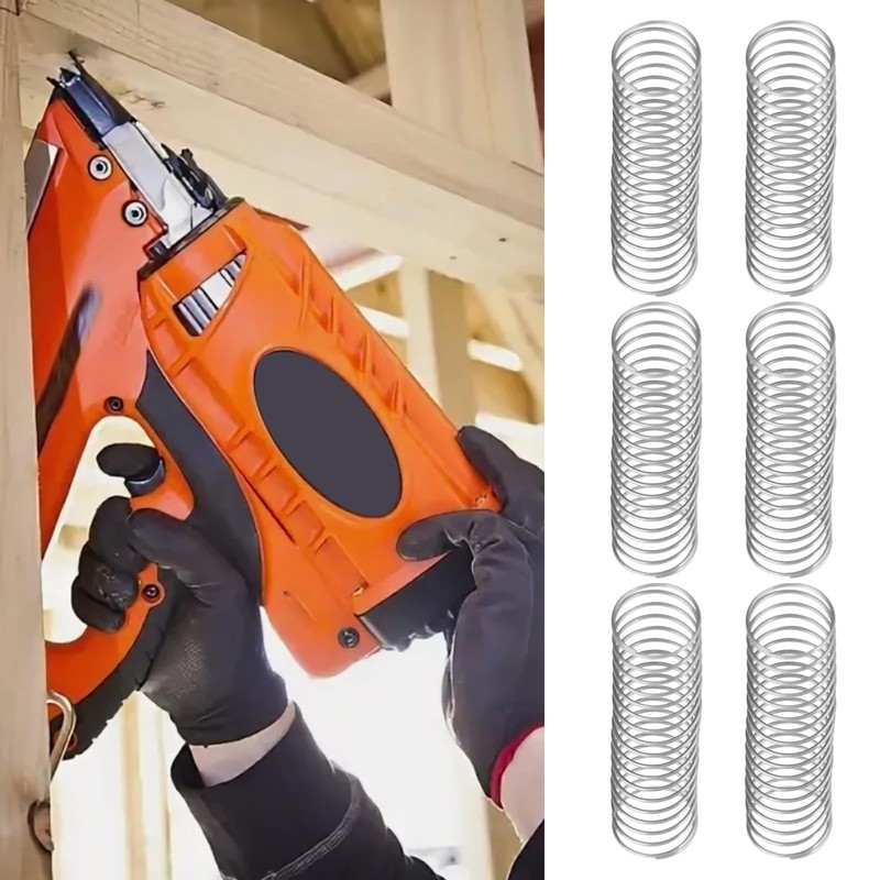 Create idea 10pcs Nail Gun Springs 18x4x0.2mm Replace 404411 Compatible