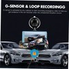 Tofficu Touch Screen Dual Lens Car Dash Cam Front and