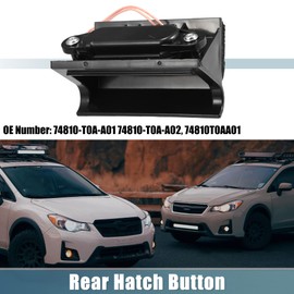 X AUTOHAUX 74810T0AA02 Trunk Tailgate Release Switch for Honda CR-V 2012 2013 2014 2015 2016 Rear Door Hatch Liftgate Latch Button Switch Black 74810-T0A-A01 74810-T0A-A02