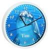 CreaDesign WU-30-1128 Dolphin Wall Clock for Children's Room, Silent Movement