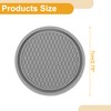 Partuto 4 Pcs 7cm Universal Car Cup Holder Coaster -