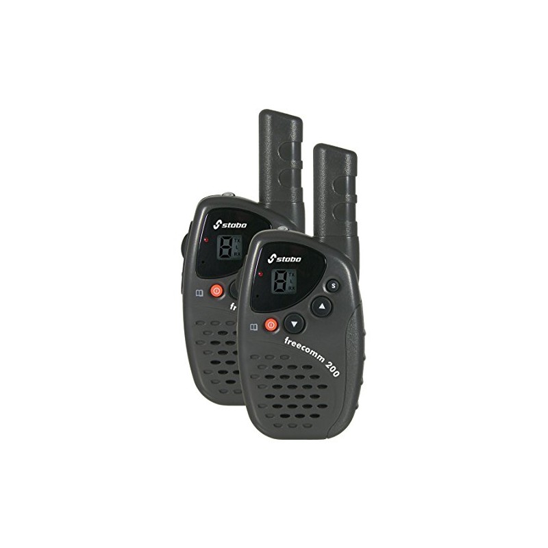 Stabo Elektronik Freecomm PMR-446 Funkhandy bis 5 km Reichweite, 200
