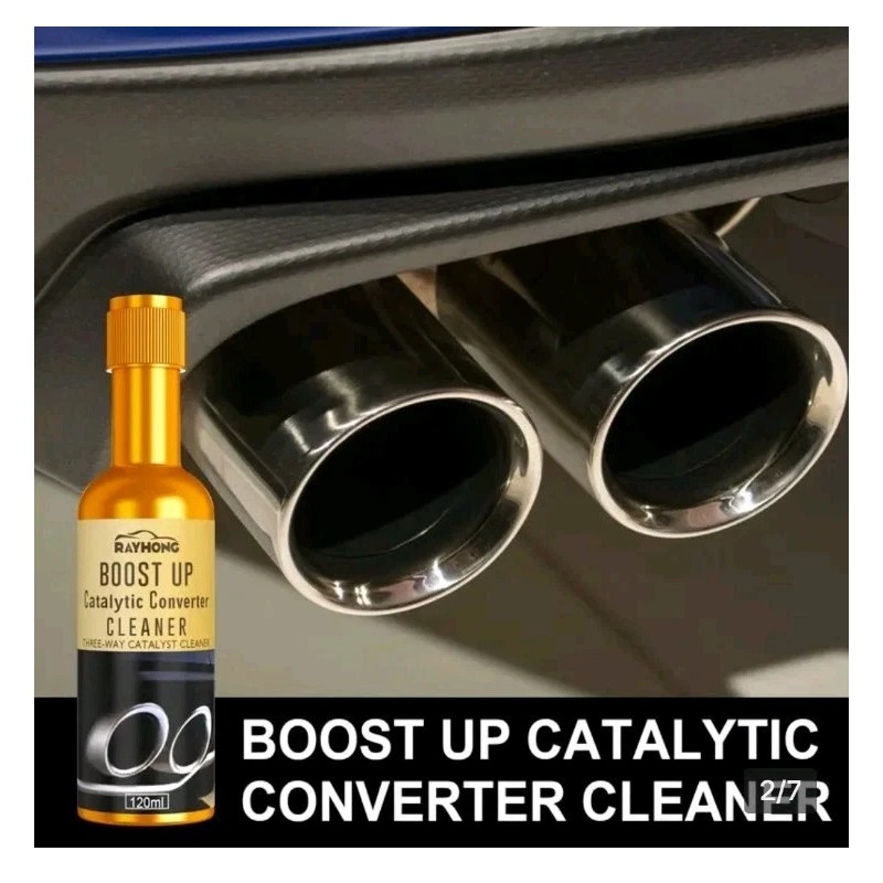 rayhong 2pcs Catalytic Converter Cleaner Auto Parts Engine Exhaust System