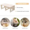 iplusmile Mini Wooden Rabbit House Hideout - Hamster Hut Bunny