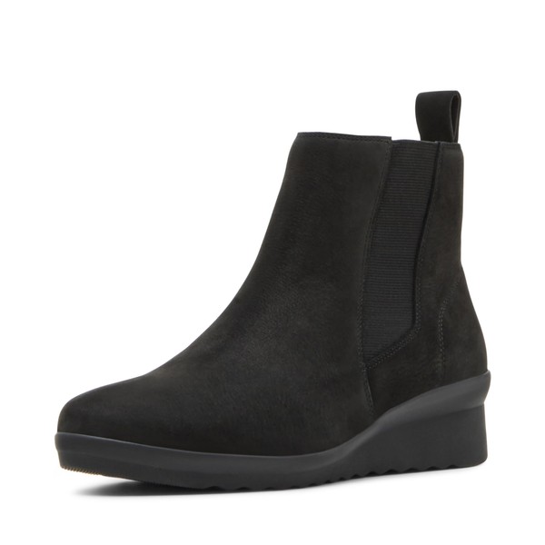 Blondo Women's Shaya Ankle Boot, Black Nubuck, 8