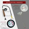 HZAUTOS 14PCS Pressure Leak Tester Tool Kit, Radiator Pump Pressure