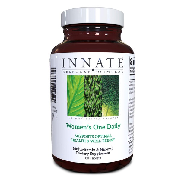 INNATE Response Formulas, Women’s One Daily, Multivitamin, Vegetarian, Non-GMO, 60 tablets (60 servings)