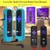 2 Pack Case for Roku Voice Remote Pro, Cover for