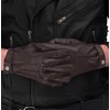 URBAN BUCK Mens Real Leather Motorcycle Ridding Warm Touchscreen Button
