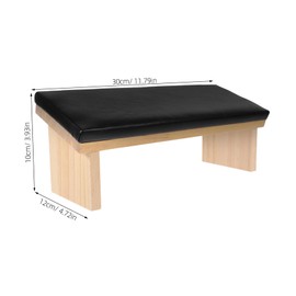 VICASKY Professional Nail Art Hand Pillow Manicure Armrest Faux Leather Nail Rest for