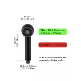 Unbranded Kitchen Sink Faucet Pull Out Spray Head Tap Replacement Oil Rubbed Bronze ORB