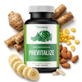 BB Company Previtalizar  Prebióticos para mujeres, fibra prebiótica para la salud intestinal, salud digestiva  Alimentos para el bienestar de los...  