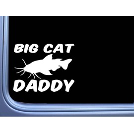 Big Cat Daddy M379 6 inch Sticker Decal Catfish Stink Bait Fishing