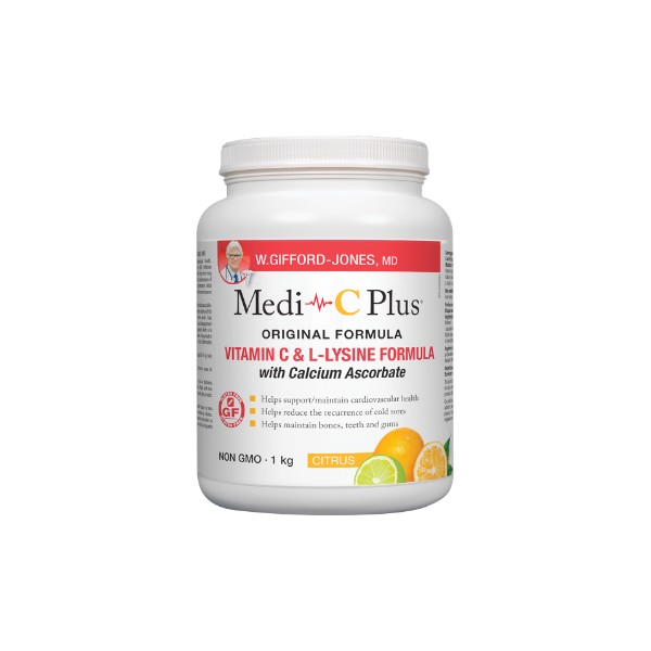 Dr. Gifford-Jones Medi-C Plus With Calcium Ascorbate (Citrus) - 1kg