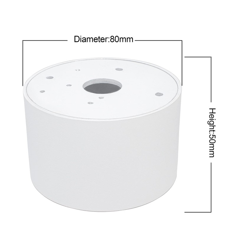 KYOTECH LED Surface-Mounted Spotlight, Flat, Swivelling, Surface-Mounted Ceiling Light, Diameter
