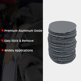 LEONTOOL 100 Pcs Sanding Disc 1 Inch Hook and Loop Round 3000 Grit Sandpaper for Random Orbital Woodworking Metal Polishing