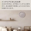 Rhythm (RHYTHM) Wall Clock, Analog Quartz Watch, Silent, Continuous Second