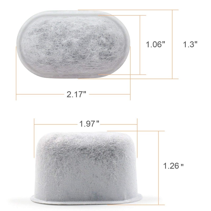 12 Pack Keurig Compatible Water Filters Replacement by Possiave -