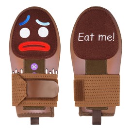 RVRAYS Baseball Sliding Mitt - Sliding Mitt for Youth - Drippy Drip Accessory Brown Gingerbread Man