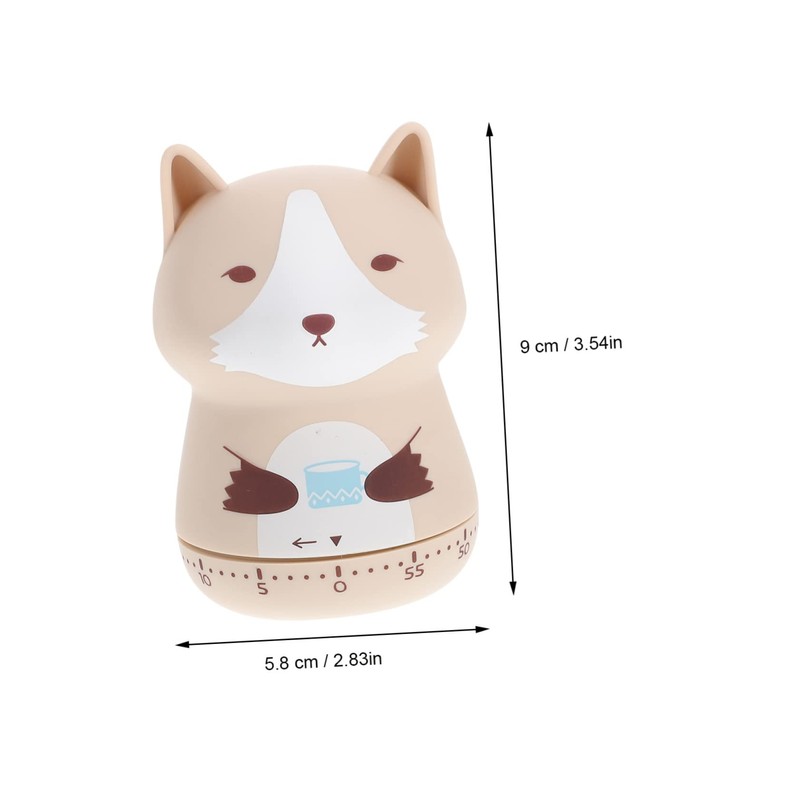 iplusmile 2Pcs Adorable Cartoon Animal Timer for Cooking and Management