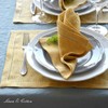 Linen & Cotton Set of 2 Table Mats Placemats Scandi