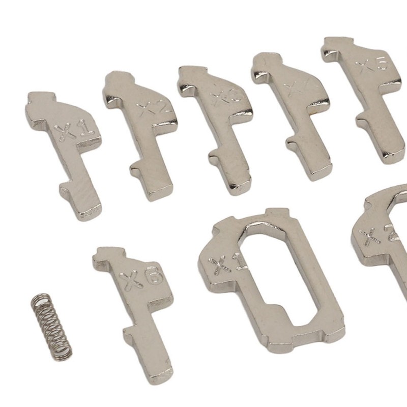 380 Pcs Car Lock Reed Stainless Steel Car Locking Plate