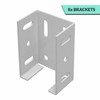OHIY Heavy Duty Aluminum Fence Bracket for Vinyl Fencing Panel