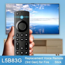Universal Remote Control, Voice Remote Control Replacement for Smart TV(Toshiba, Insignia, Onmi, Pioneer) Compatible for TV Stick(4K, 2nd Gen, 3rd Gen, Life) 1Pc