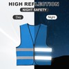 PATIKIL High Visibility Reflective Safety Vest, Class 2 Construction Work