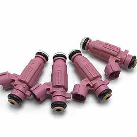HuiGood 4PCS OEM 35310-37170 Fuel Injector Compatible with Hyundai Accent 1.6 1.5